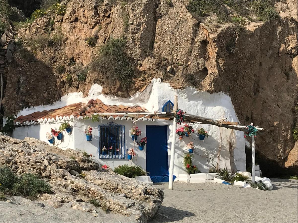 Sea & Pool View Garden Apartment Las Palmeras Nerja Bagian luar foto